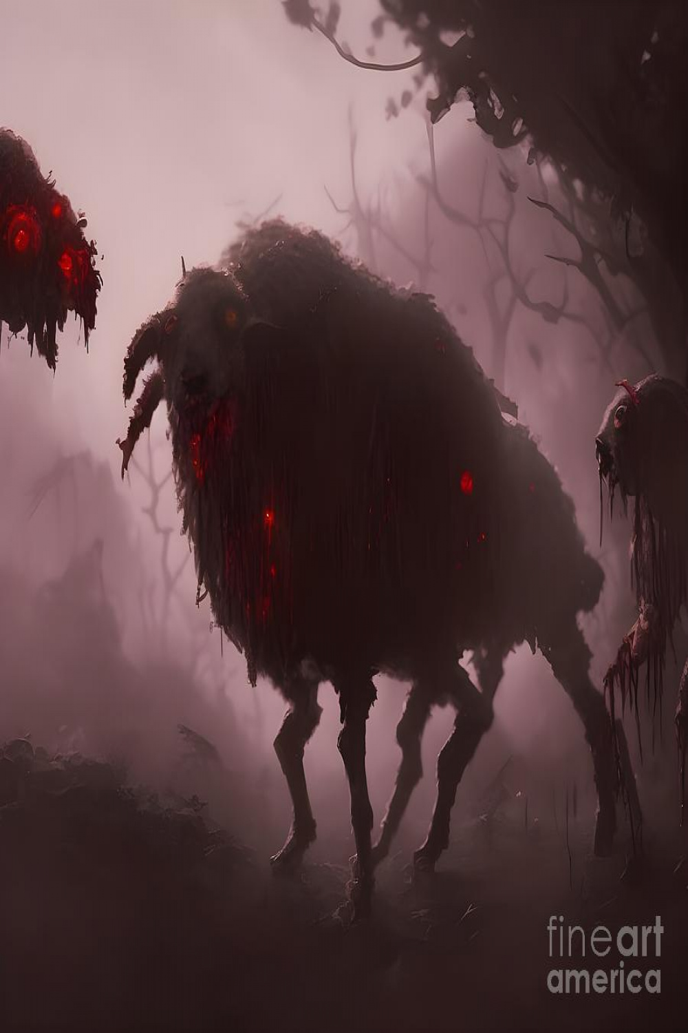 Nightmares of the zombie sheep by Sen Tinel