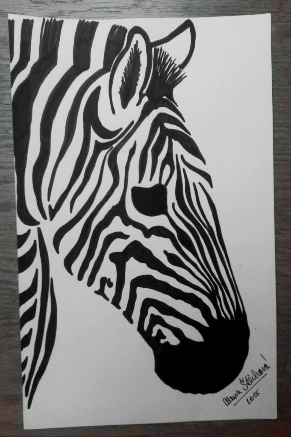 Only black marker drawing  Markers drawing ideas, Marker drawing