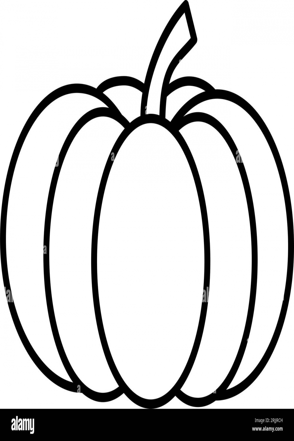 Outlined pumpkin, pumpkin doodles, pumpkin line art vector