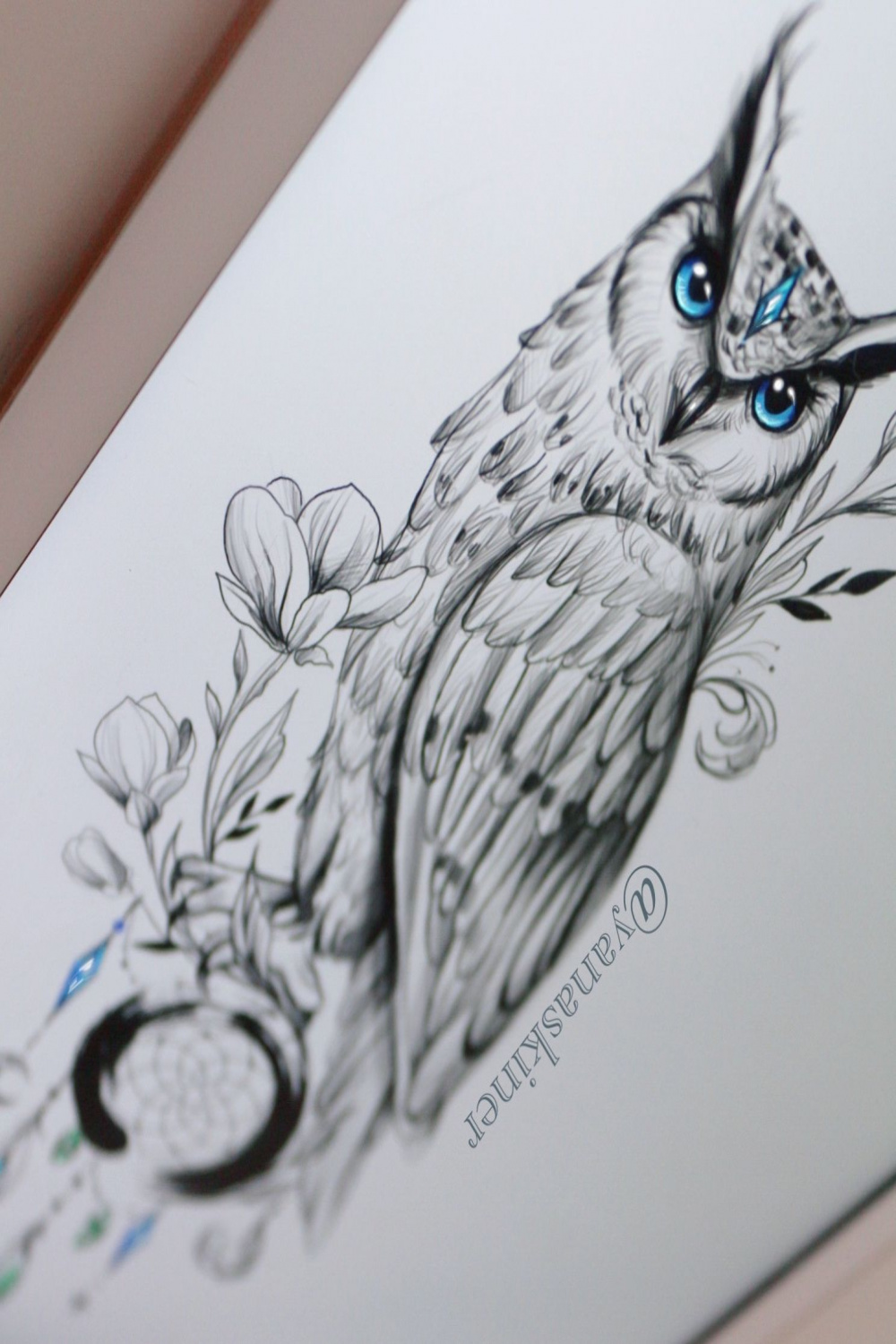 Owl tattoo sketch,owl tattoo,owl drawing  Owl tattoo design