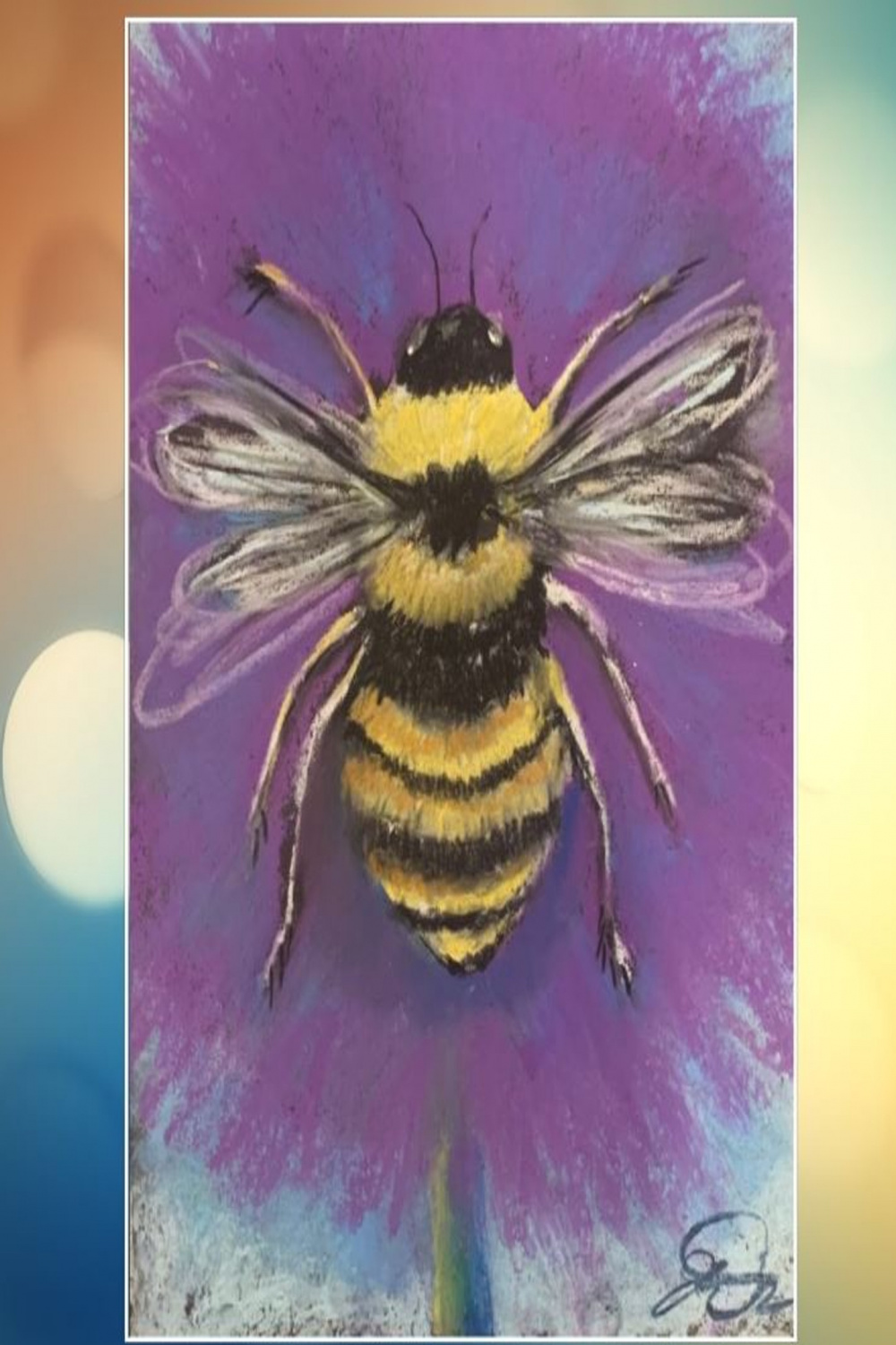 Pastel Bee Art  KATU