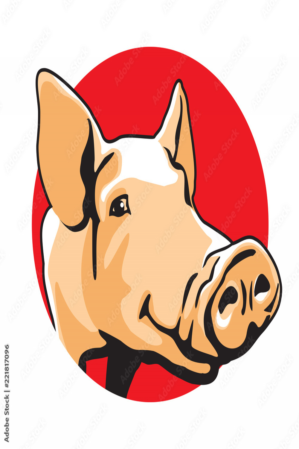 Pig vector illustration