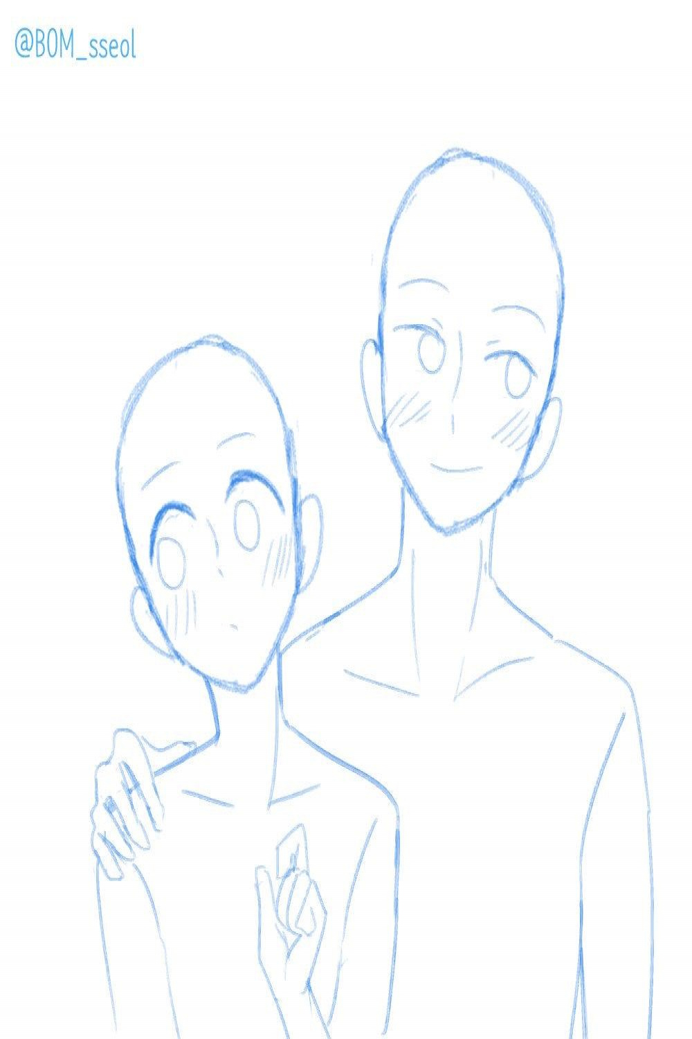 Pin by Chloe on Bases  Anime poses reference, Drawing base, Art