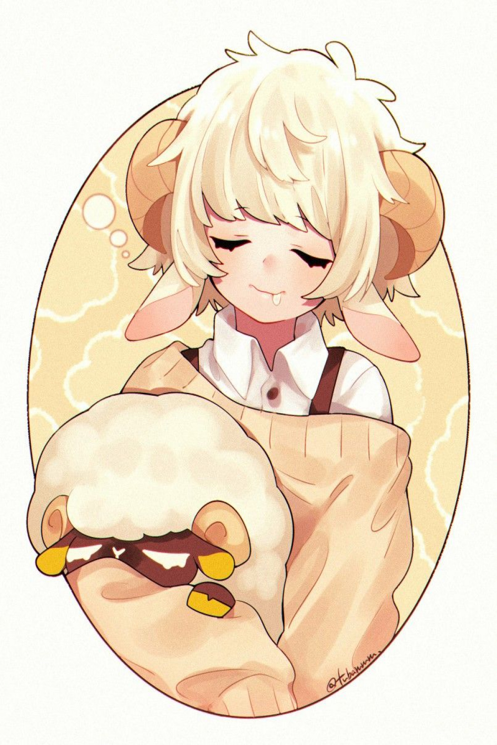 Pin by Gumi Matryoshka on Tubarururu Sheep-Kun  Cute drawings
