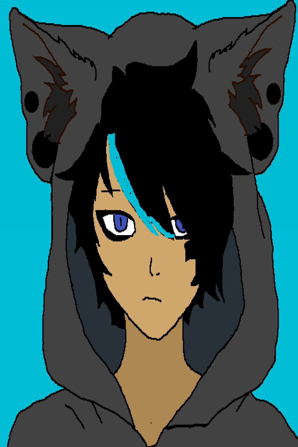 Pixilart - emo wolf by sami-kat