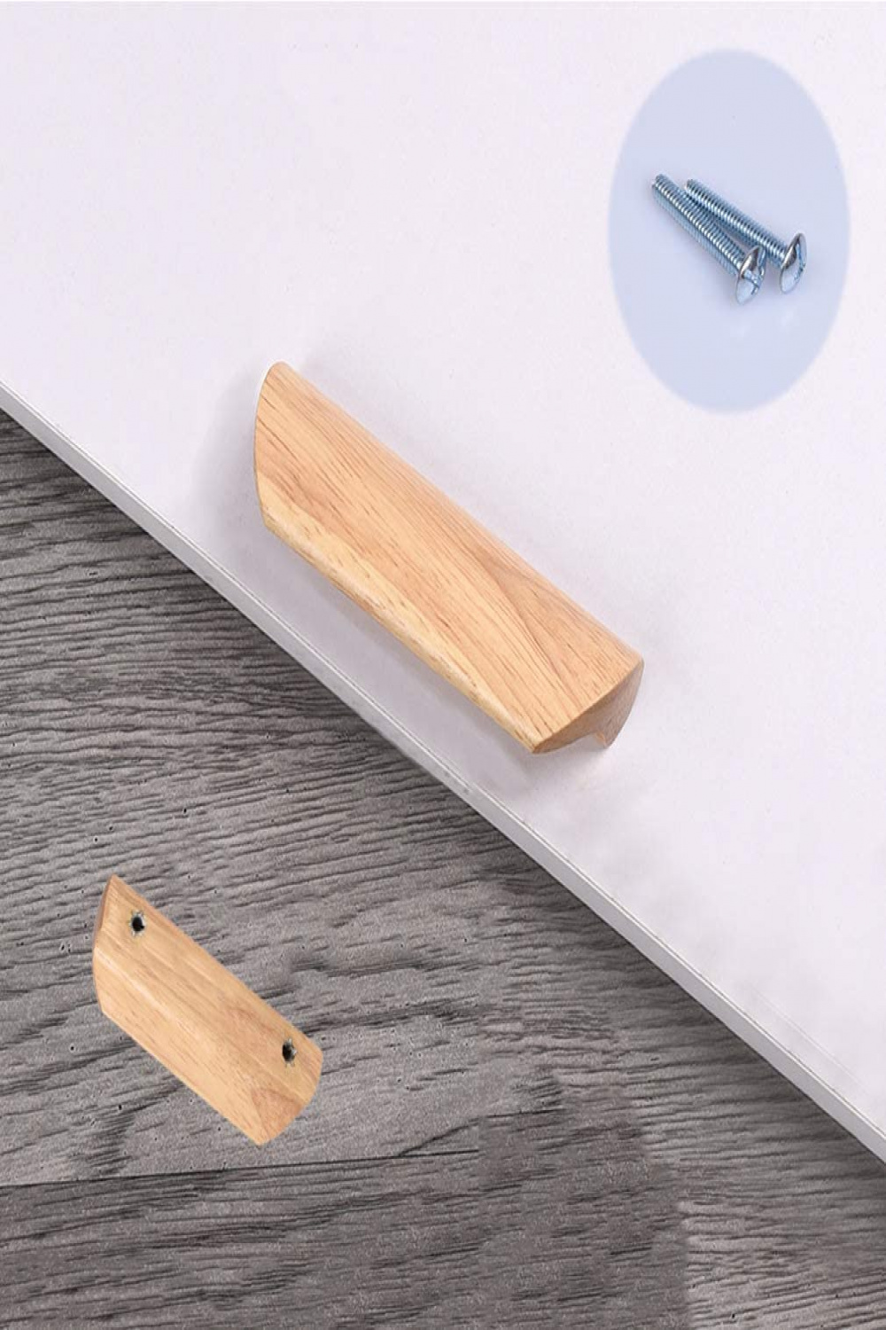 Pochy Drawer Handle Invisible Handles Cabinet Drawer Pull Solid Wood Rubber  Wood Semicircular FingerMehr anzeigen Pochy Drawer Handle Invisible