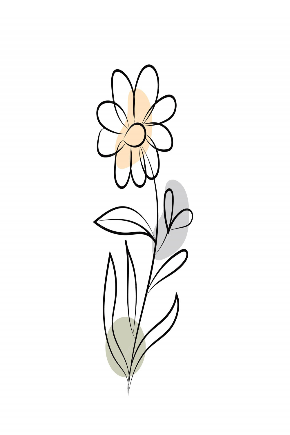 Premium Vector  One line drawing minimalist flower illustration