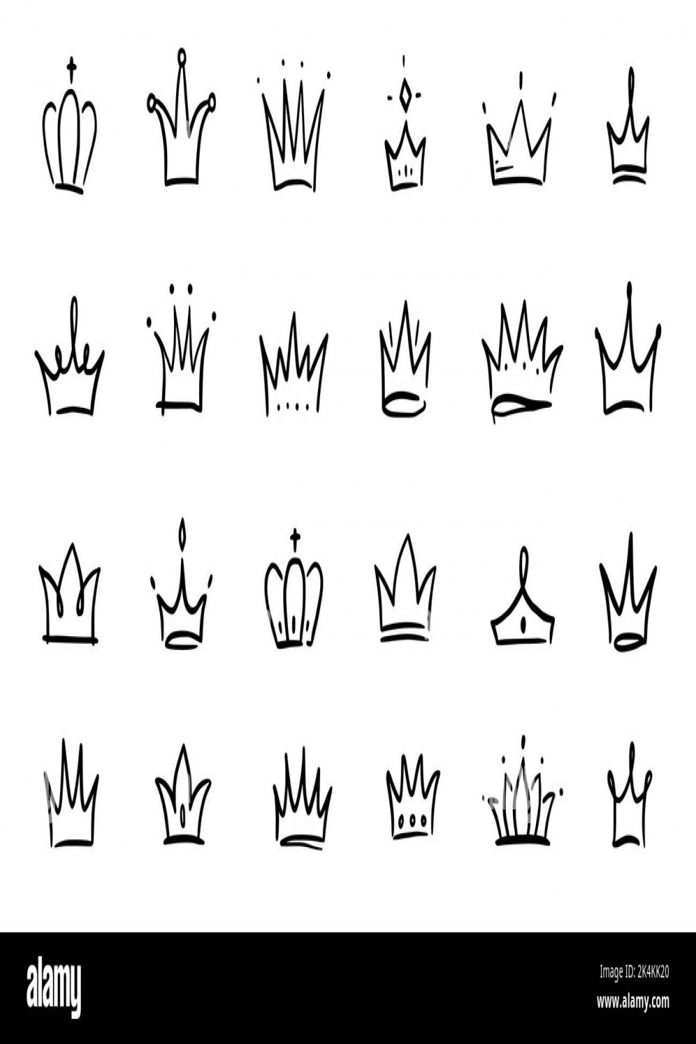 Princess line drawing hi-res stock photography and images - Alamy