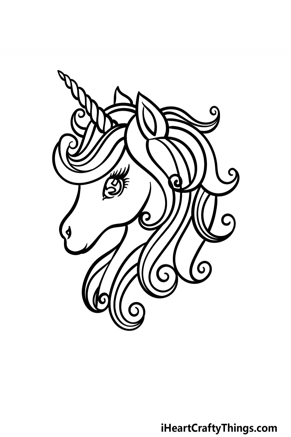 Rainbow Unicorn Drawing - How To Draw A Rainbow Unicorn Step By Step