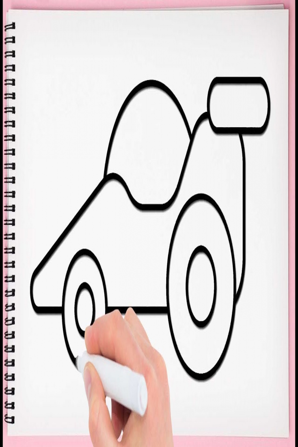 Realistic Car Drawing For Kids  Ideas Car Drawing For Kids