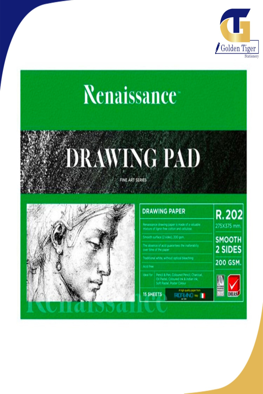Renaissance Drawing Pad R (size xmm) g sheets