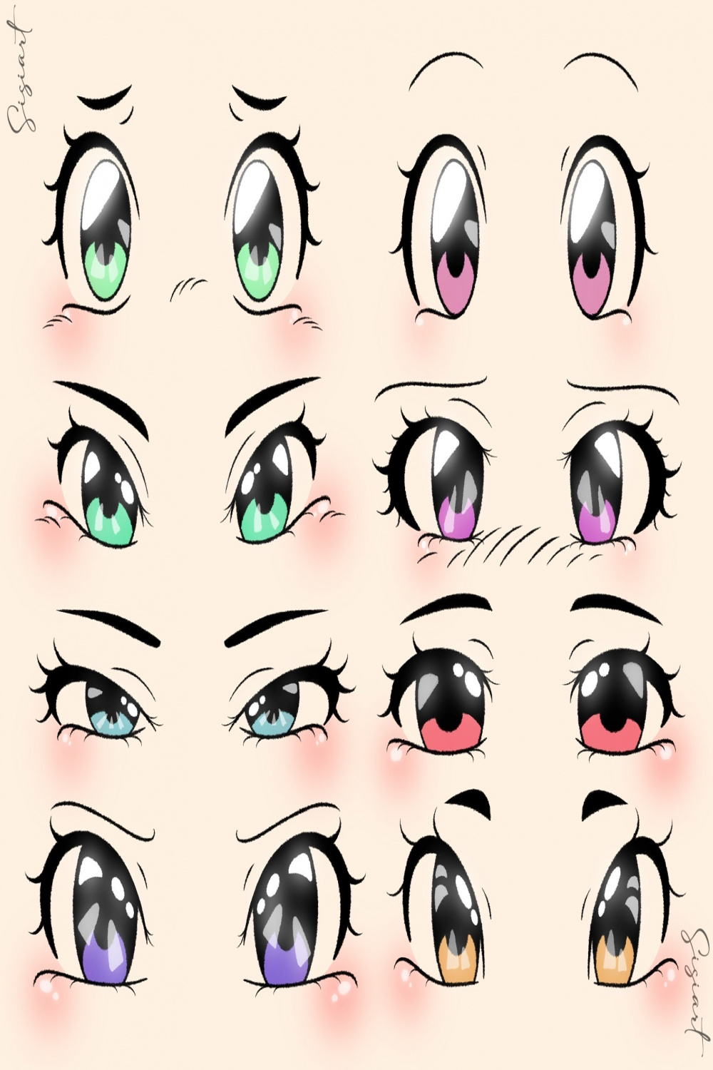 s Anime eyes by Sisiart on DeviantArt
