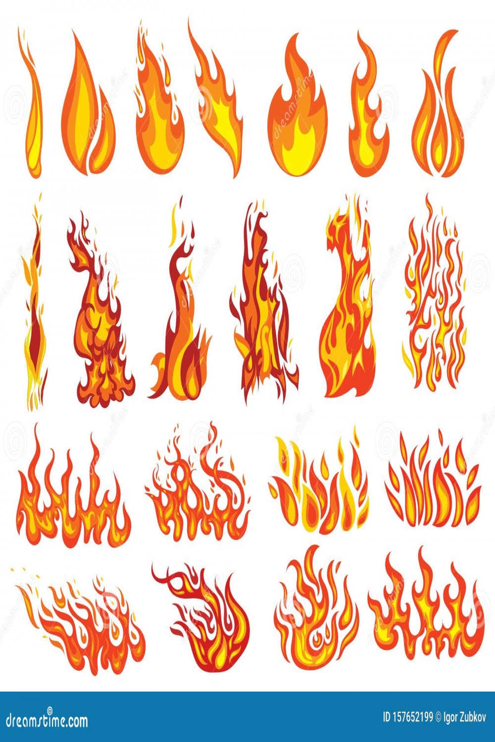 Set of Fires. Collection of Fire Walls