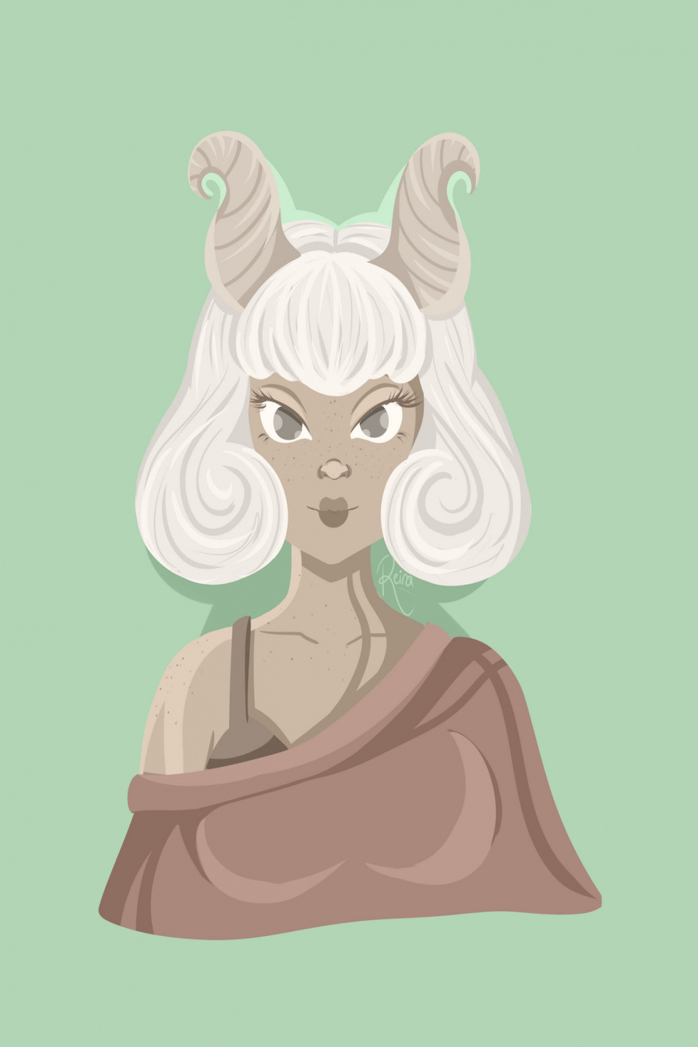 Sheep Girl Oc! :D by sowookarts on DeviantArt