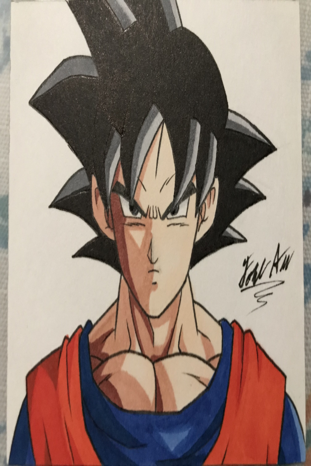 Son Goku (Ohuhu Brush Markers) by AlfredoMiraJF on DeviantArt