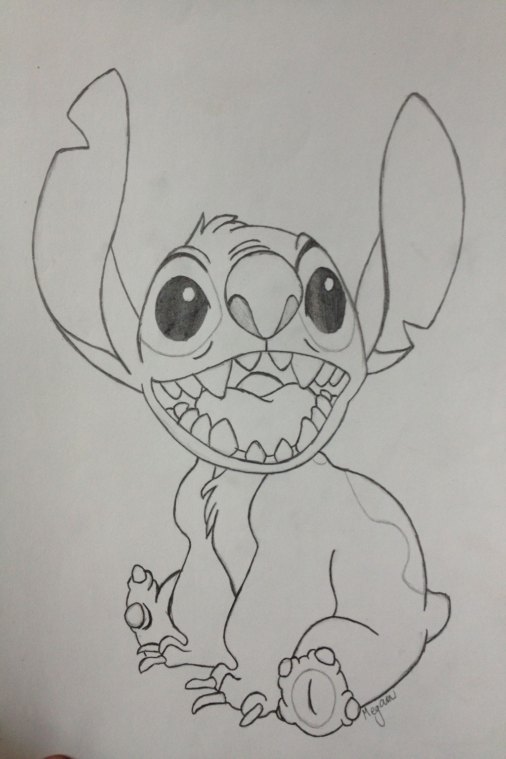 Stitch  Stitch drawing, Lilo and stitch drawings, Book art drawings