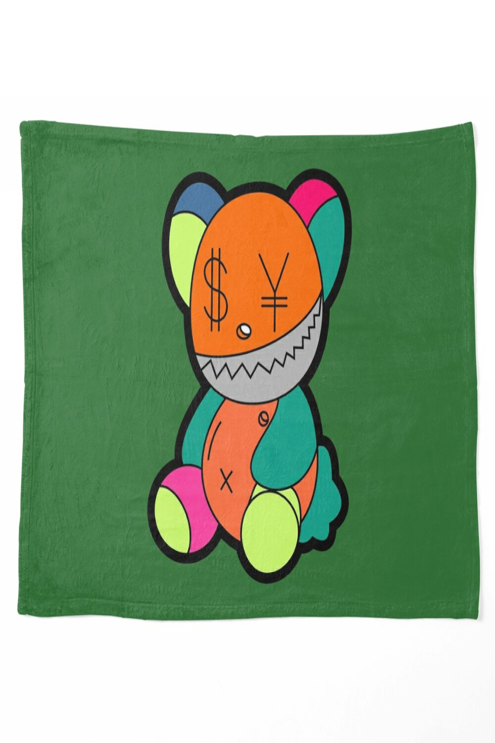 Teddy Bear with Different Eyes" Art Board Print by AllDecoArt