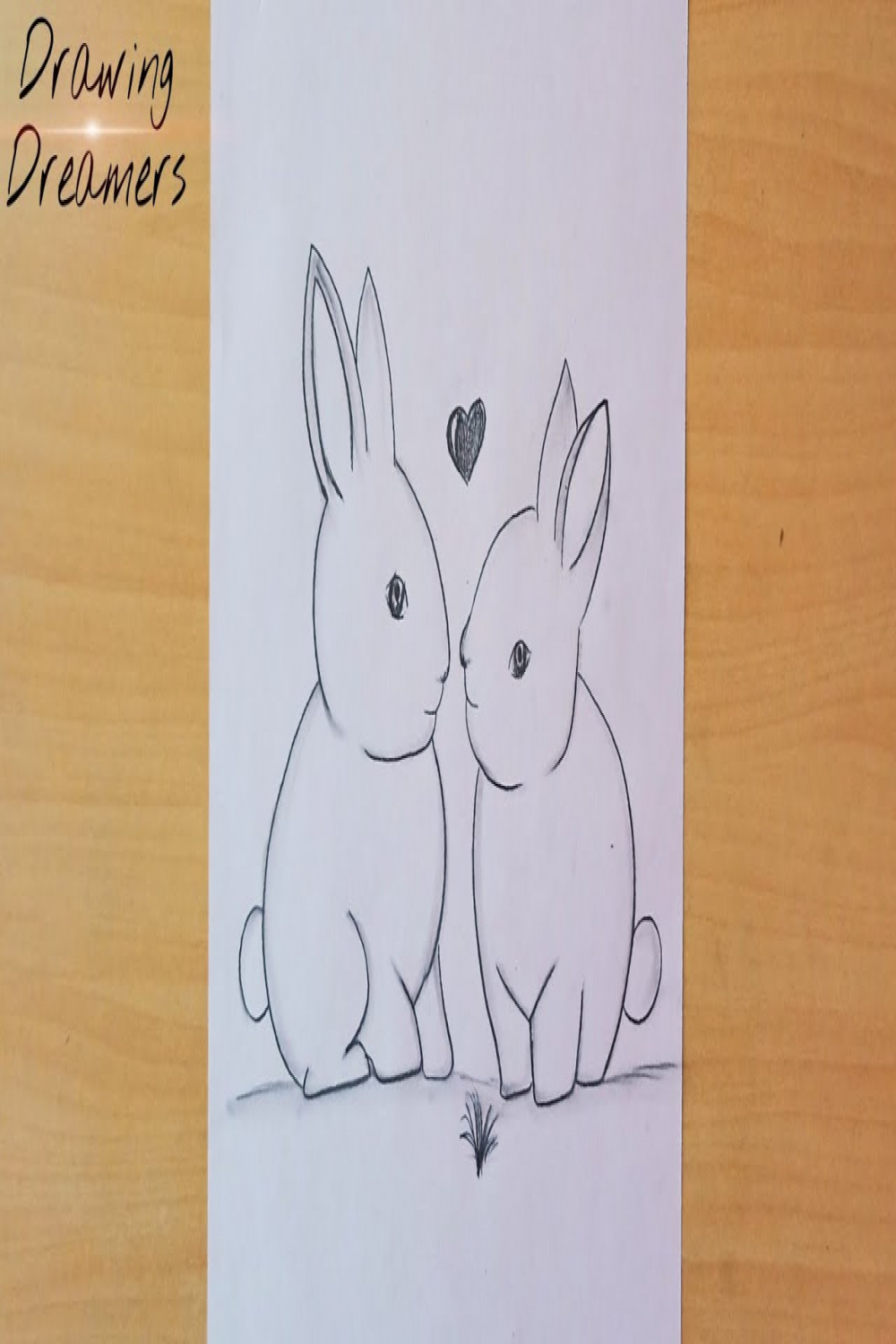 Two Bunny In Love Pencil Drawing  Rabbit Drawing - YouTube