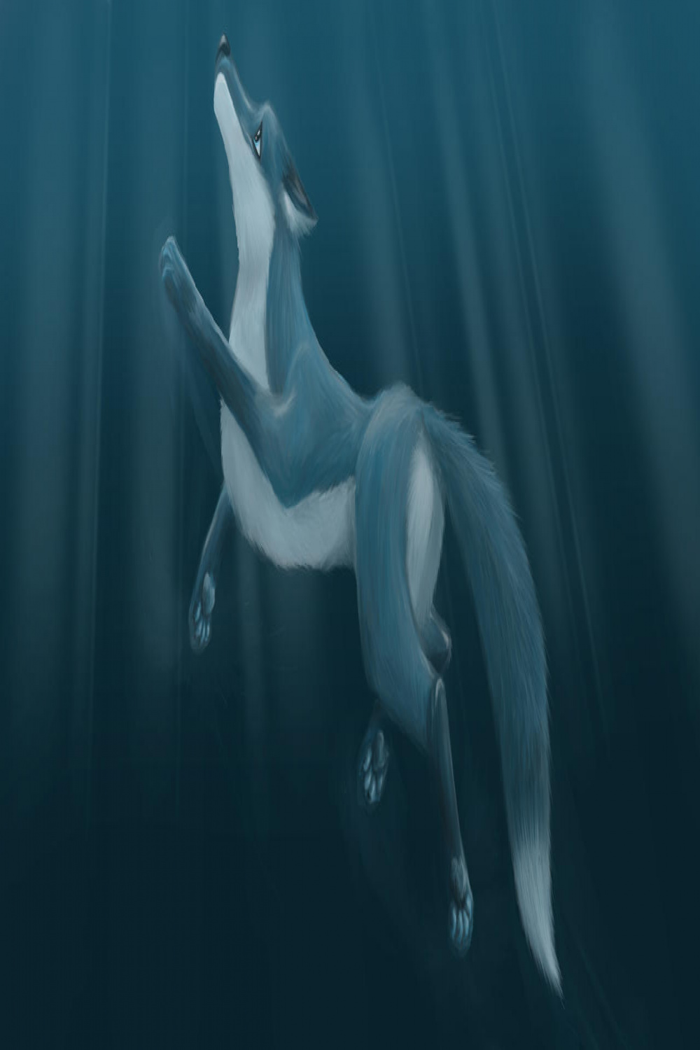 underwater fox by emilykitty on DeviantArt