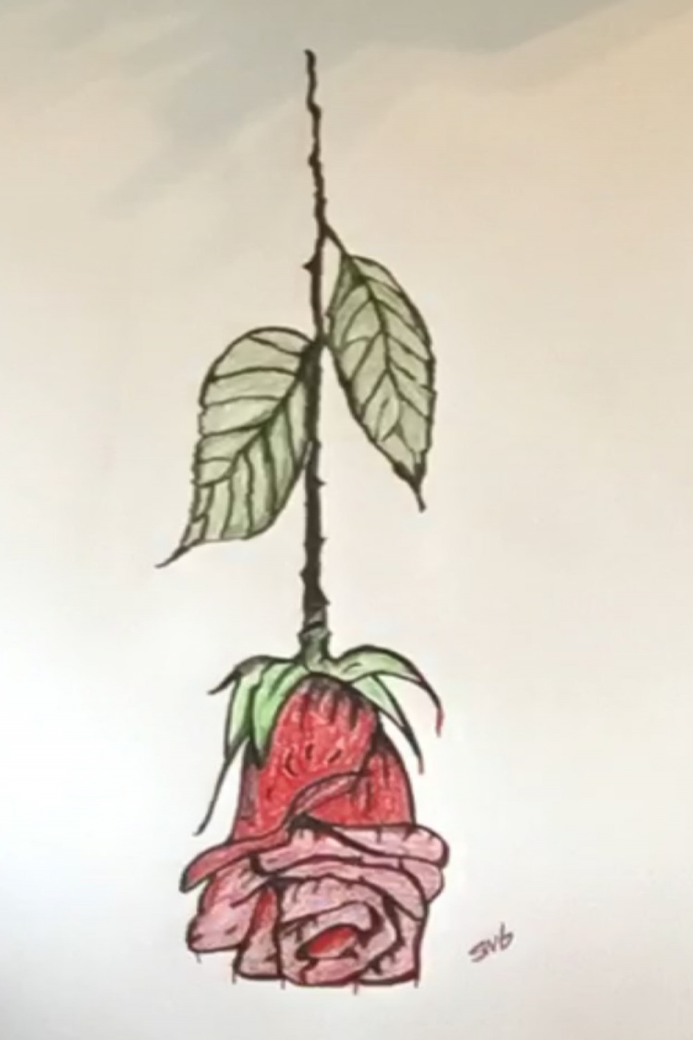 Upside down Rose by KylesArt on DeviantArt