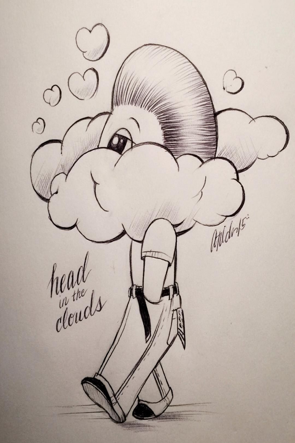 VarrioLoveIs having your head in the clouds 💕 #TildenArt