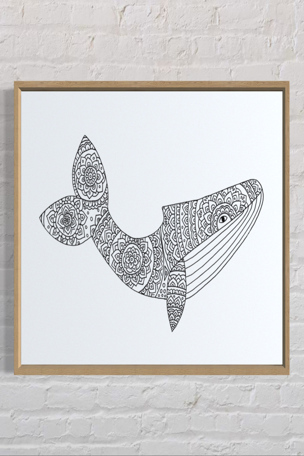 Whale mandala – BELLAROSEART