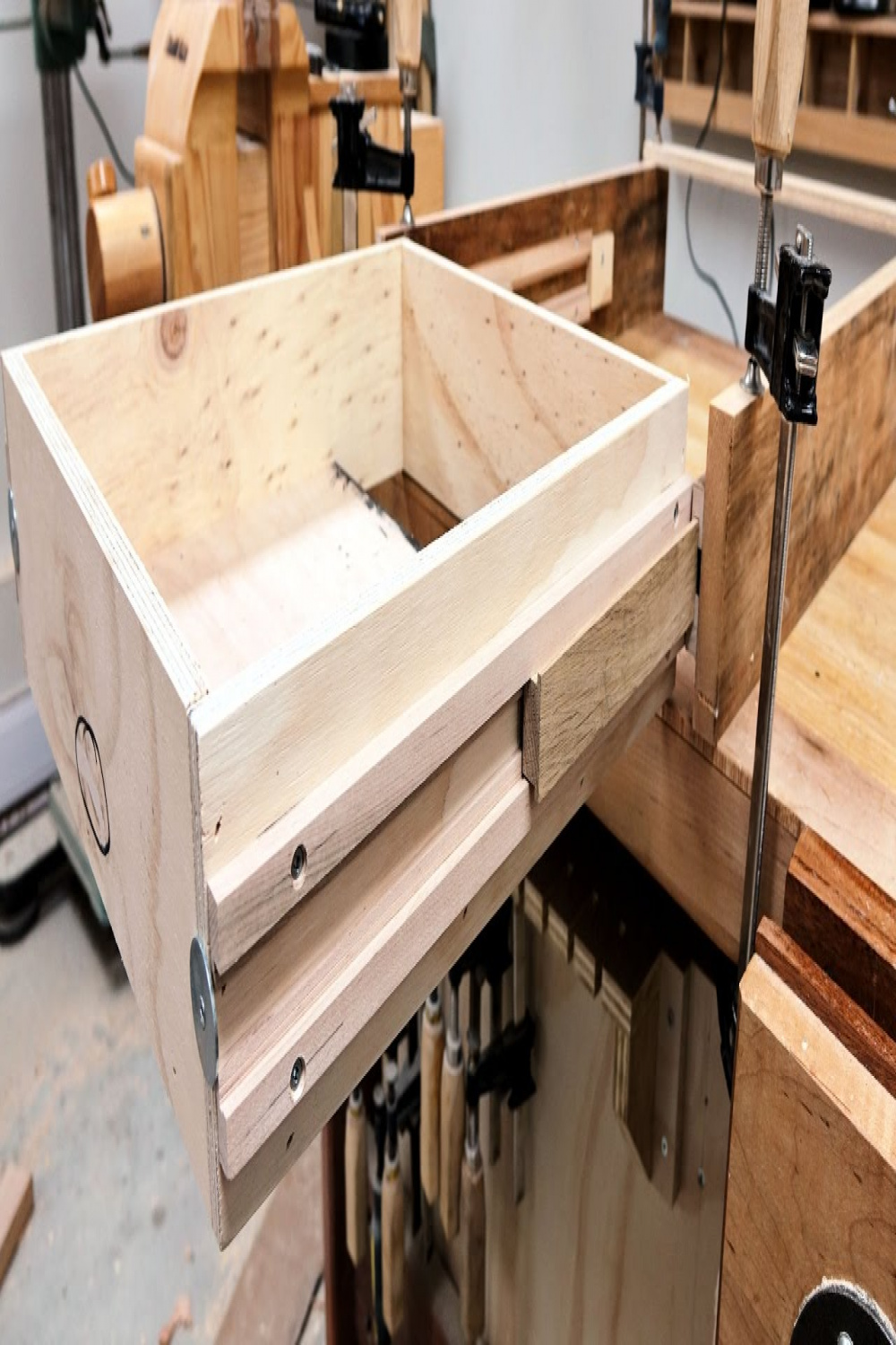Wooden Full Extension Drawer Slides Experiment