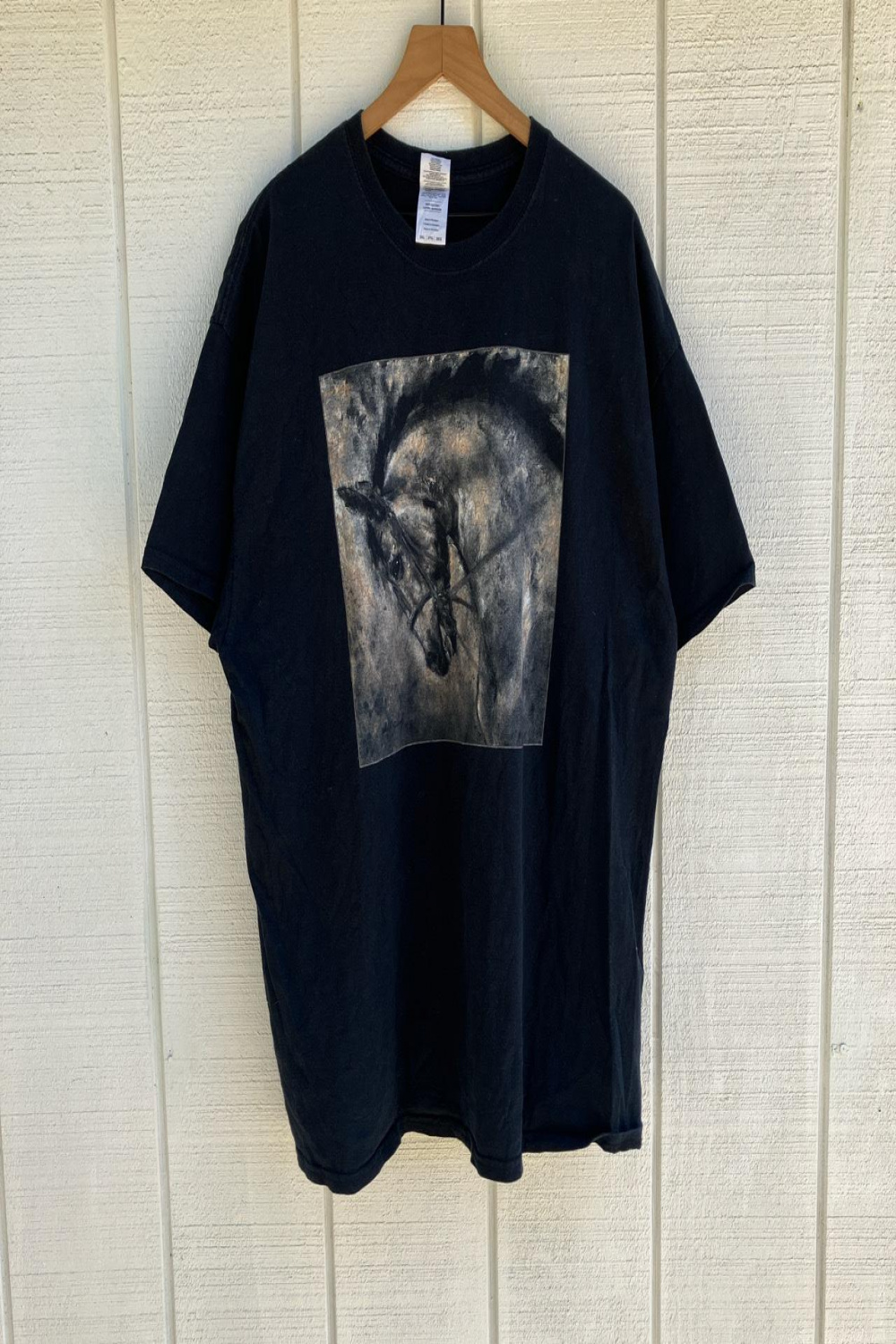 YK Cowboy Horse Painting Art Shirt🔥, No holes, minor