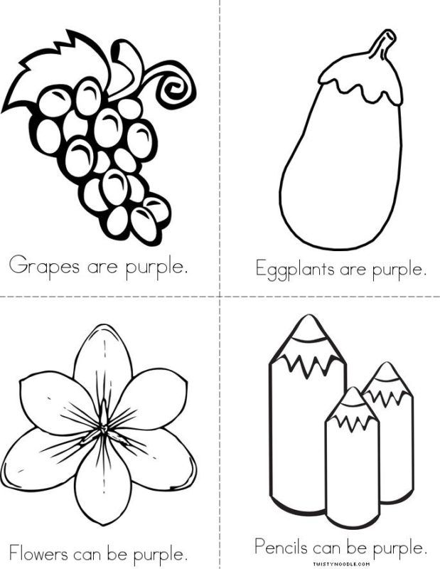 50+ Color Purple Coloring Pages 3