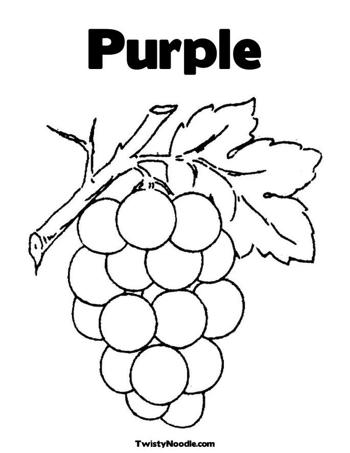 50+ Color Purple Coloring Pages 51