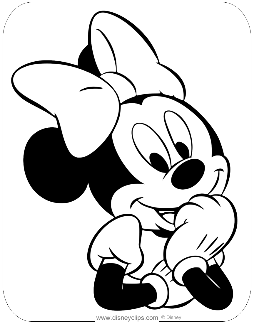 60+ Cute Mini Coloring Pages 1