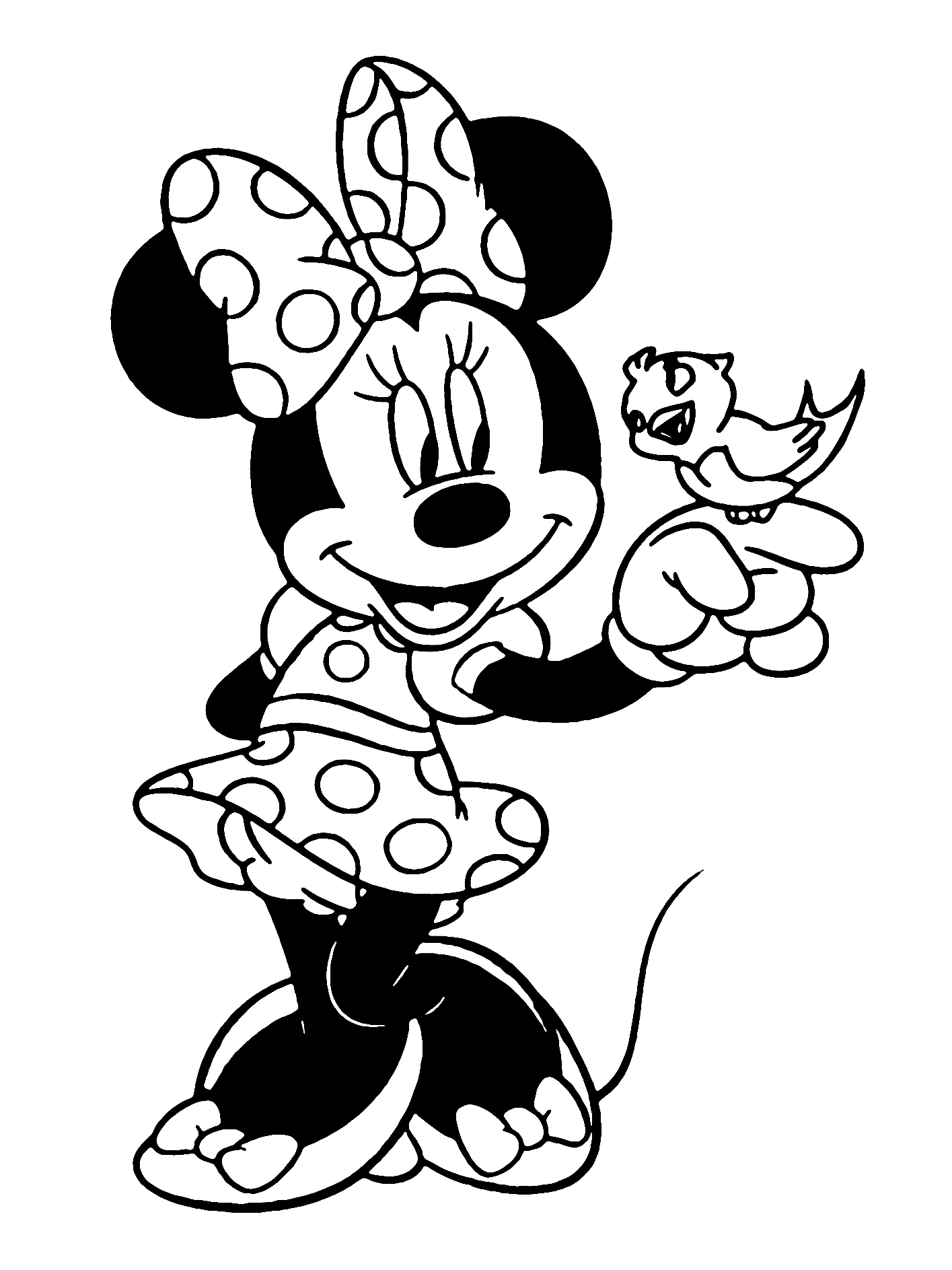 60+ Cute Mini Coloring Pages 15