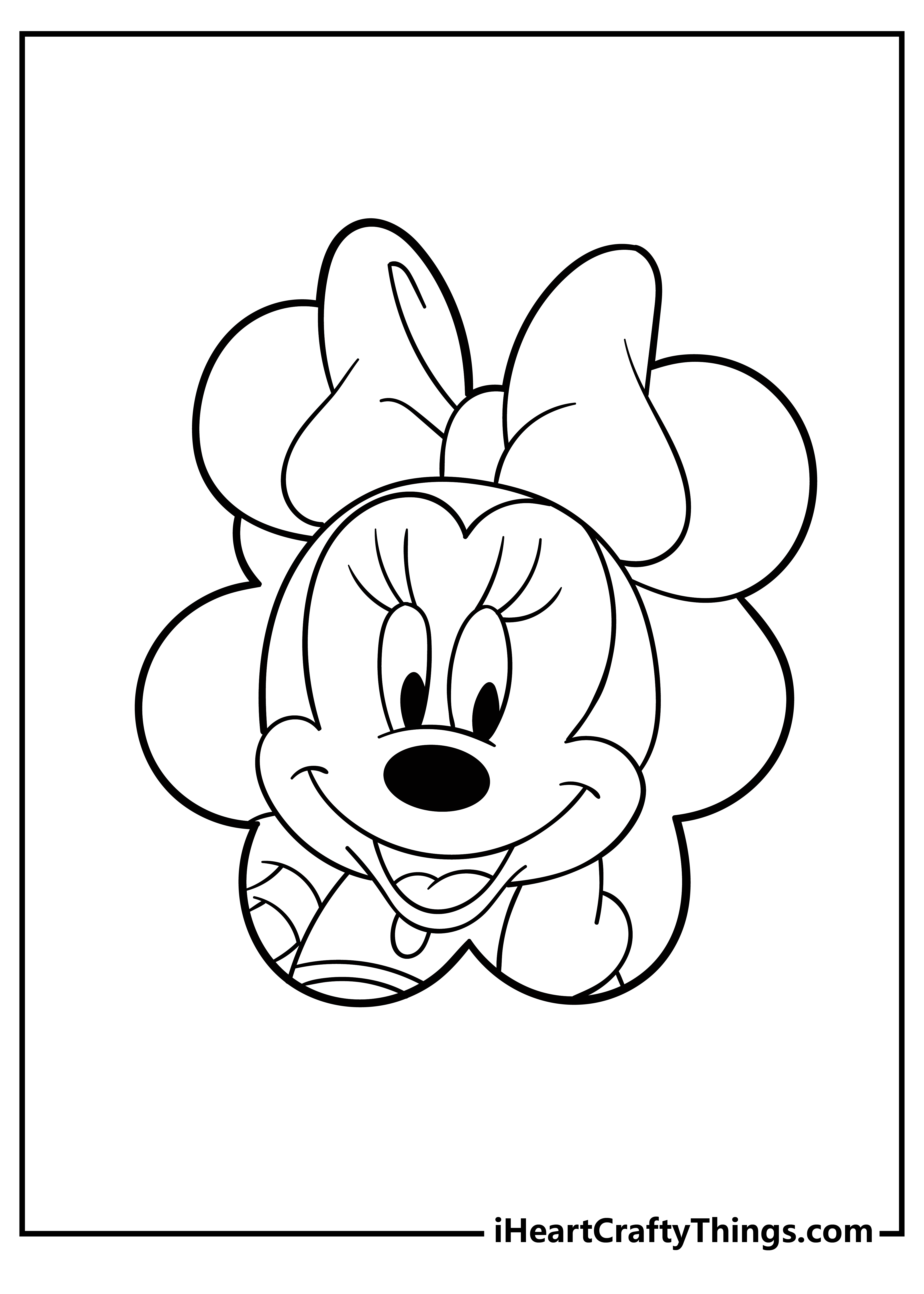 60+ Cute Mini Coloring Pages 19