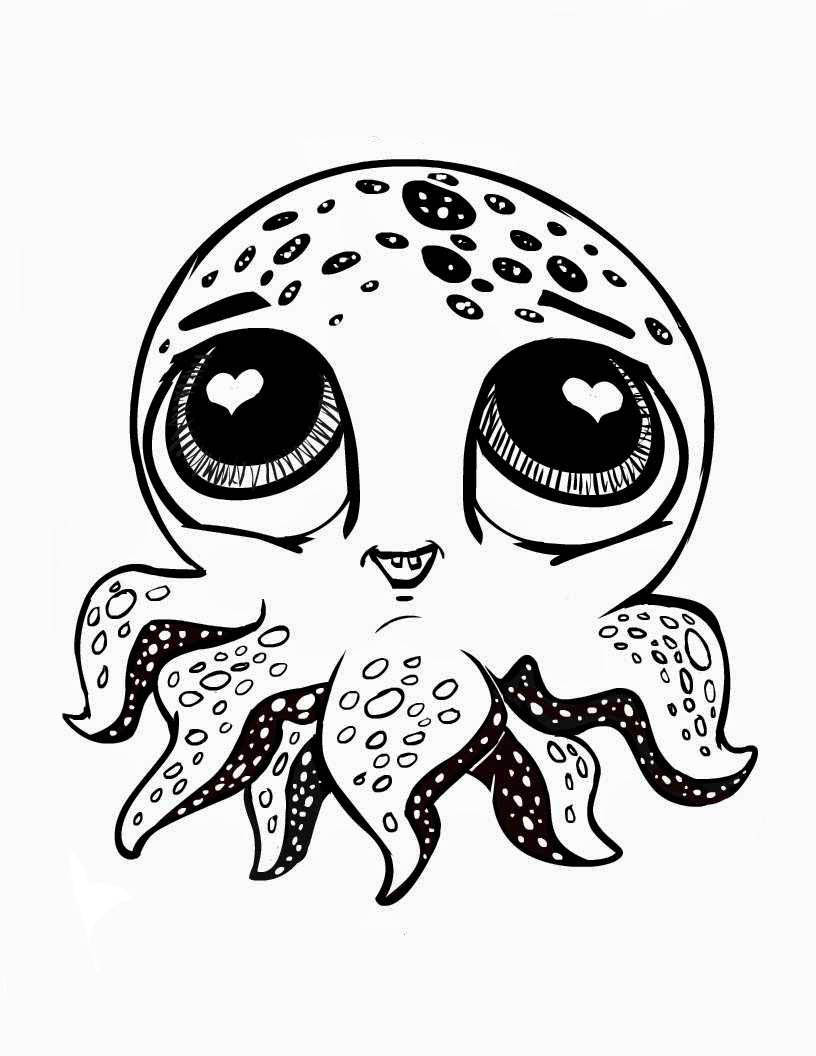 60+ Cute Mini Coloring Pages 21