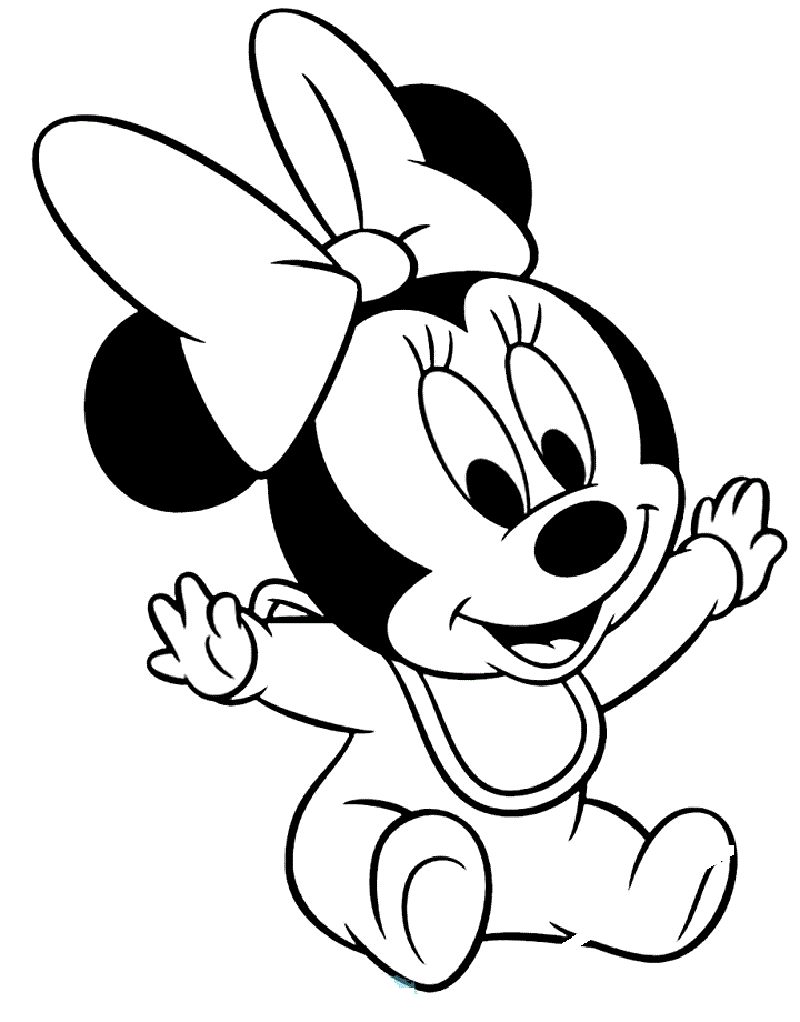 60+ Cute Mini Coloring Pages 22