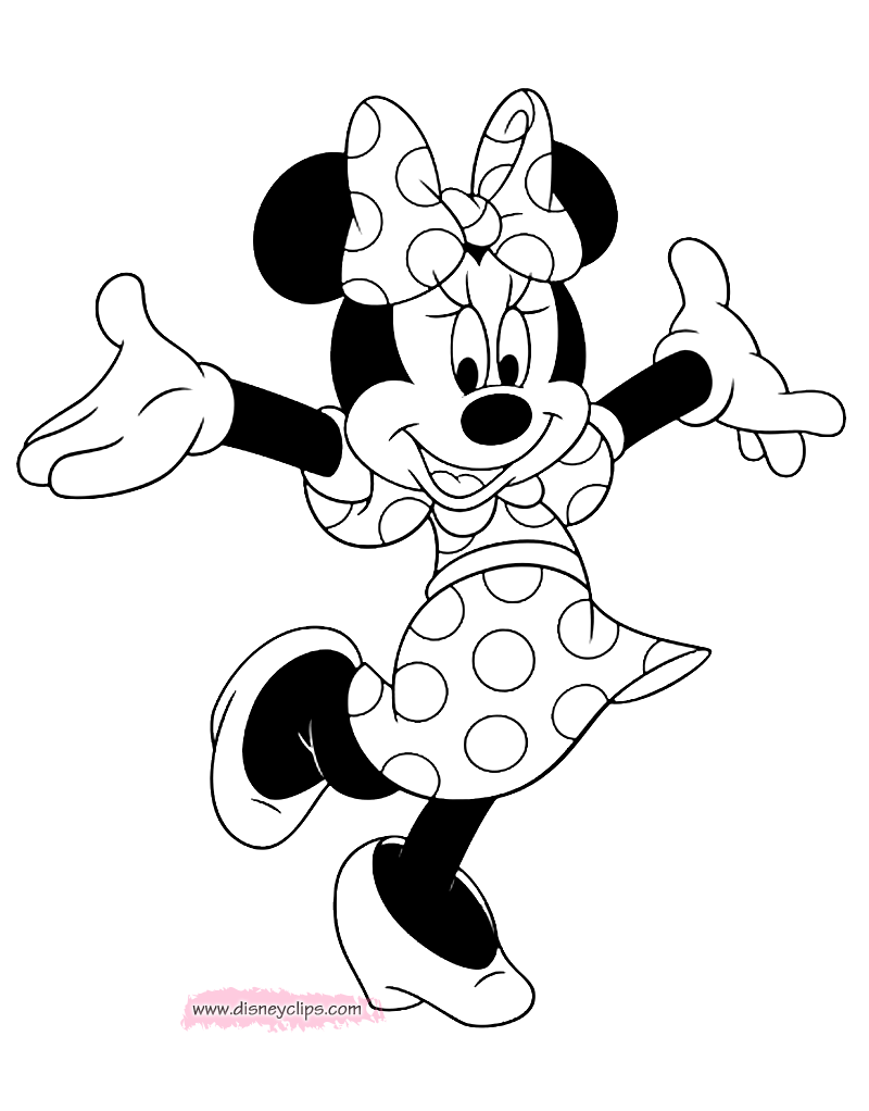 60+ Cute Mini Coloring Pages 24
