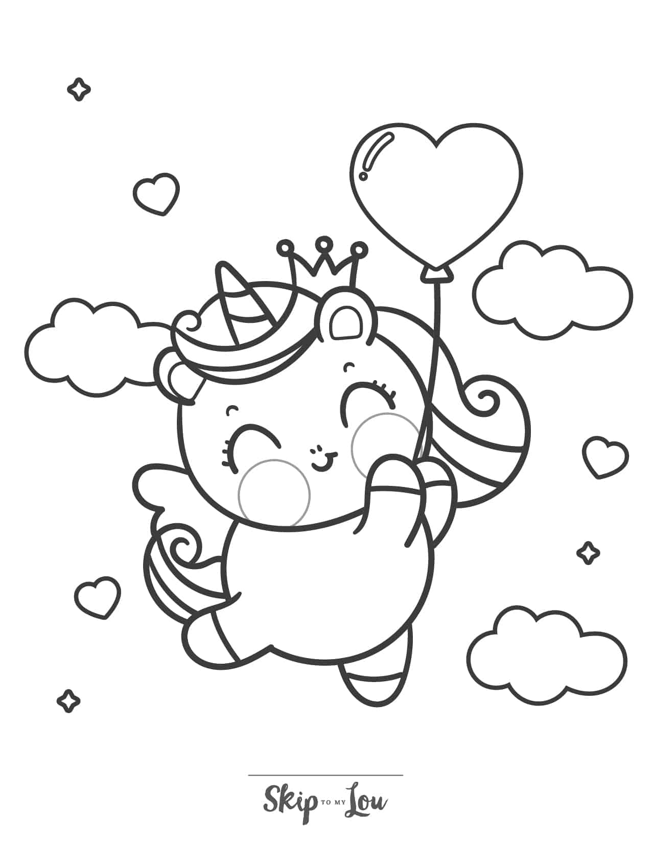 60+ Cute Mini Coloring Pages 32