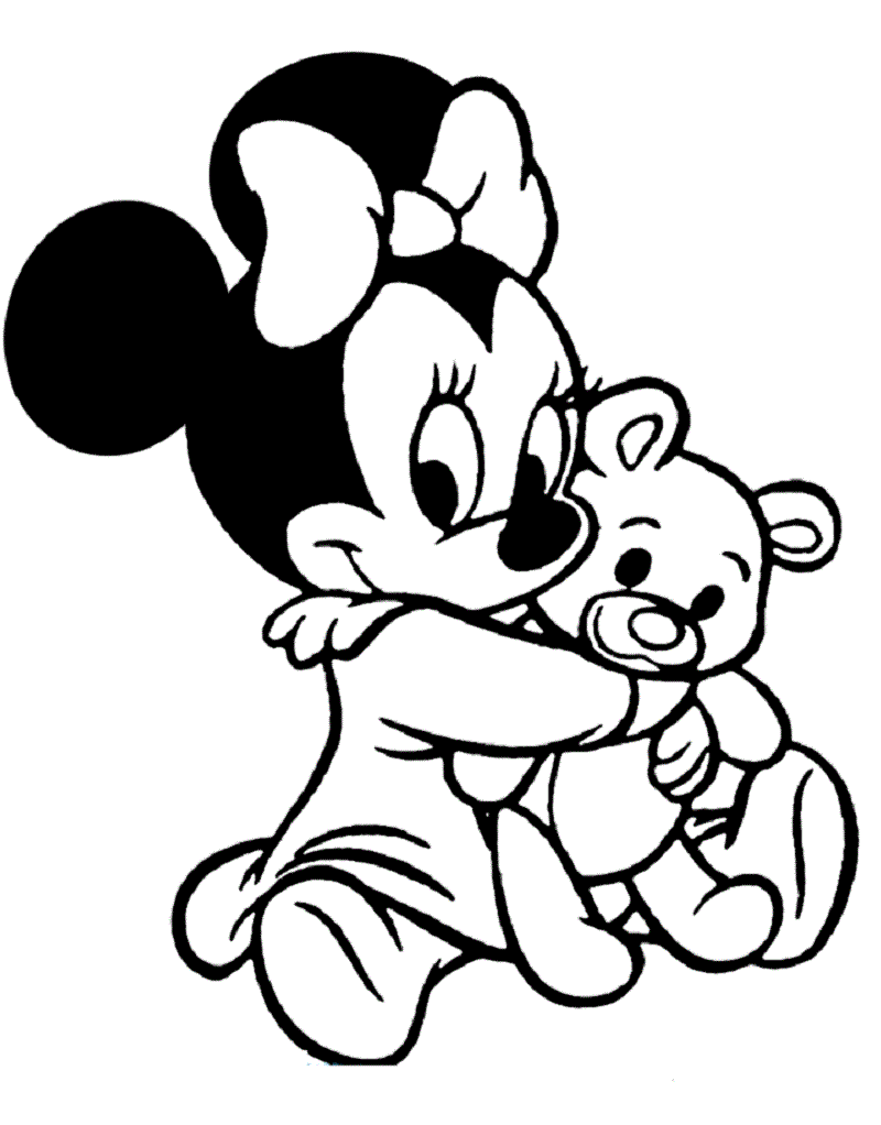 60+ Cute Mini Coloring Pages 37