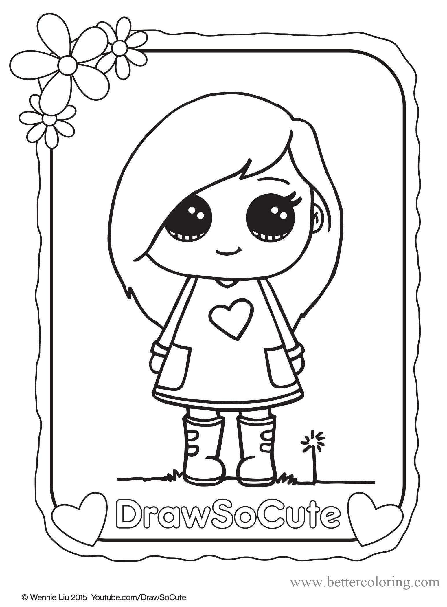 60+ Cute Mini Coloring Pages 38
