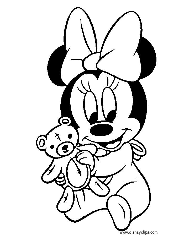 60+ Cute Mini Coloring Pages 40