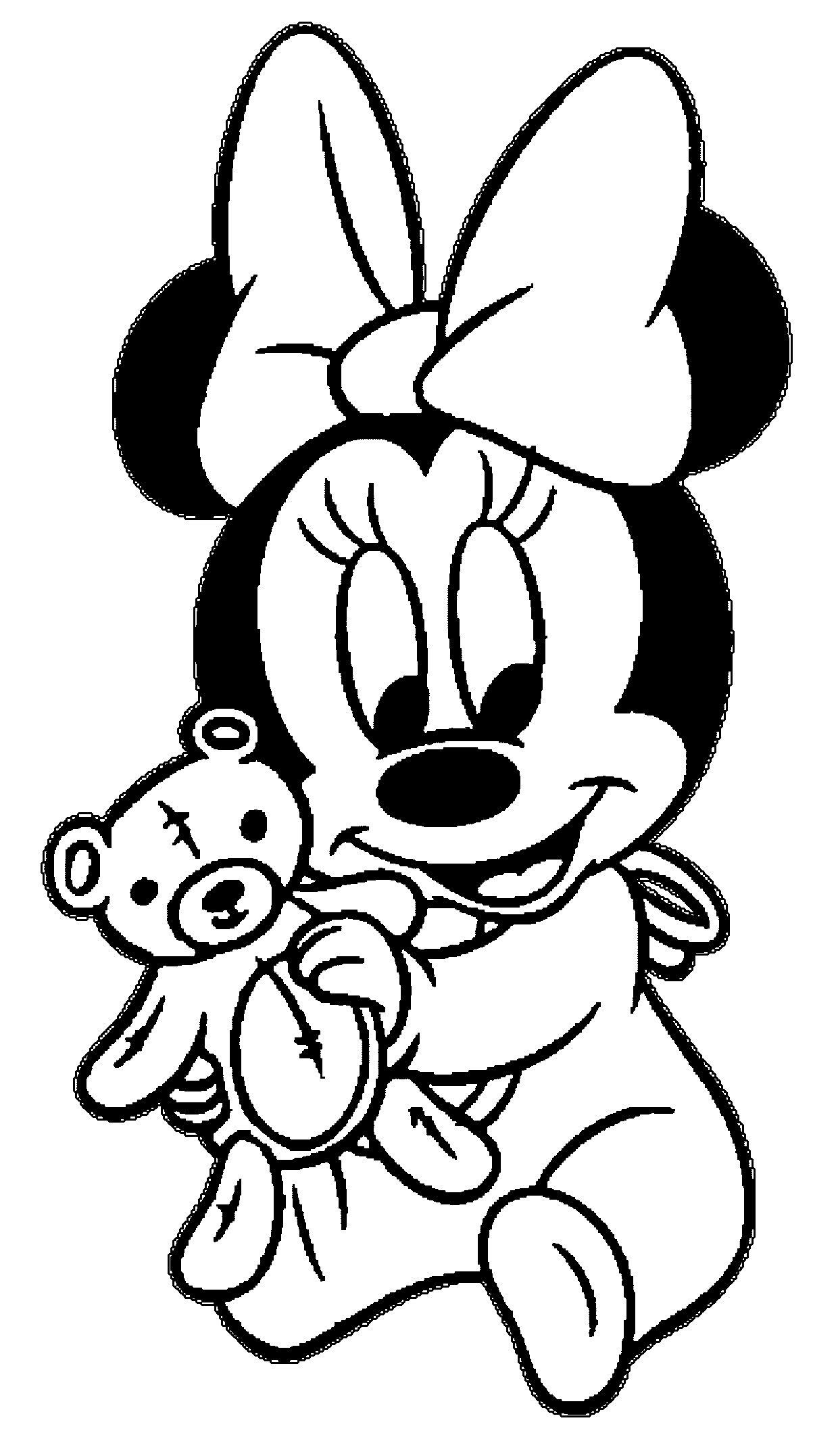 60+ Cute Mini Coloring Pages 41