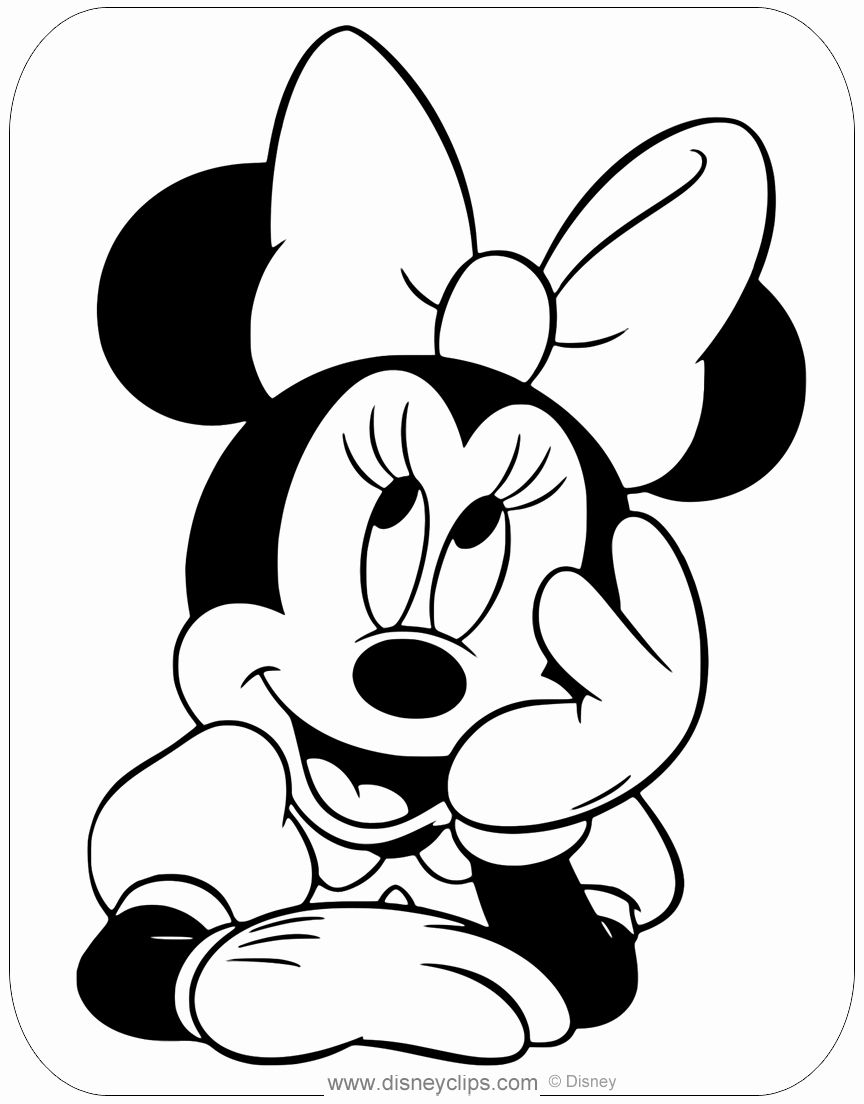 60+ Cute Mini Coloring Pages 44