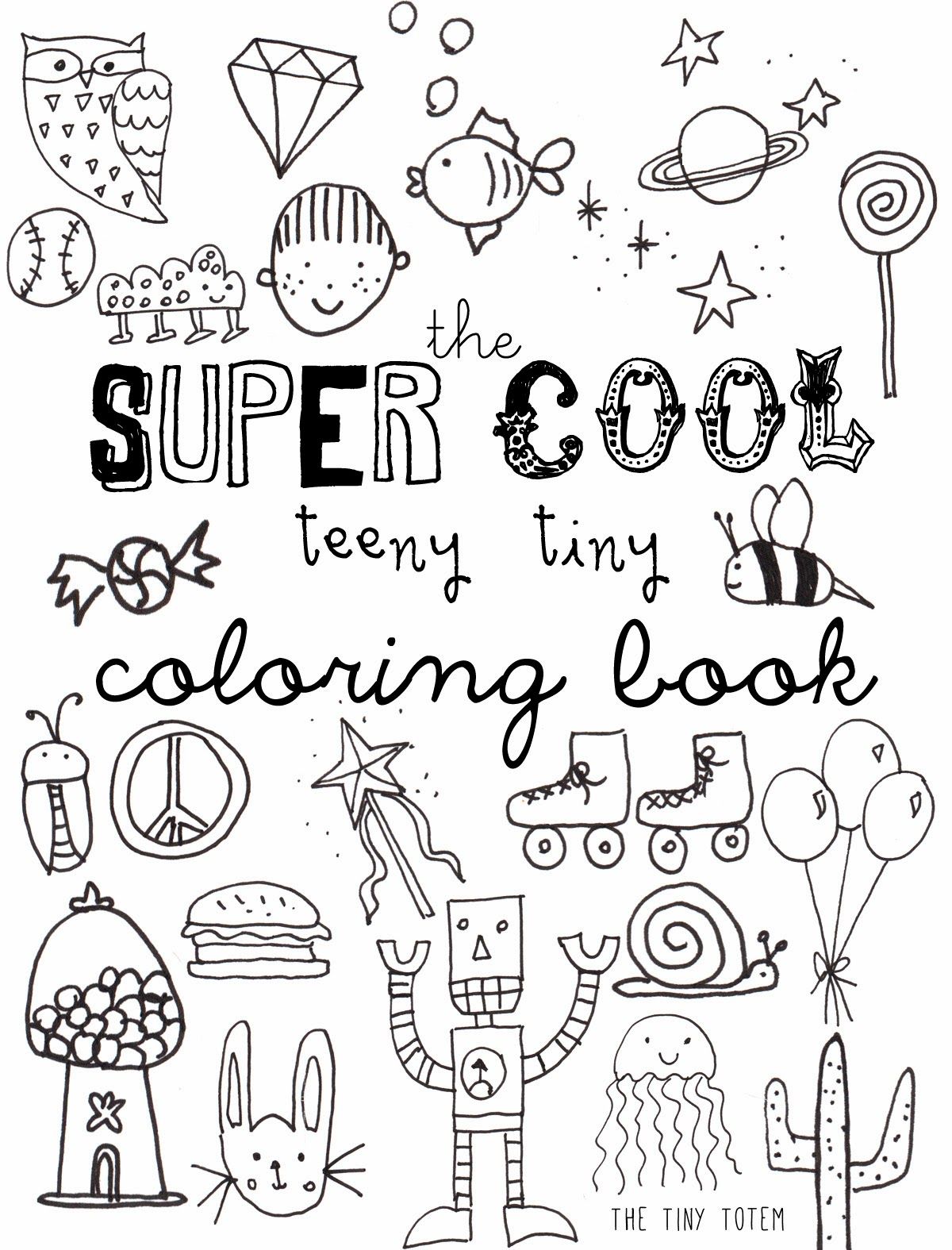 60+ Cute Mini Coloring Pages 46