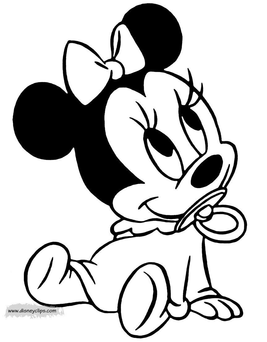 60+ Cute Mini Coloring Pages 47
