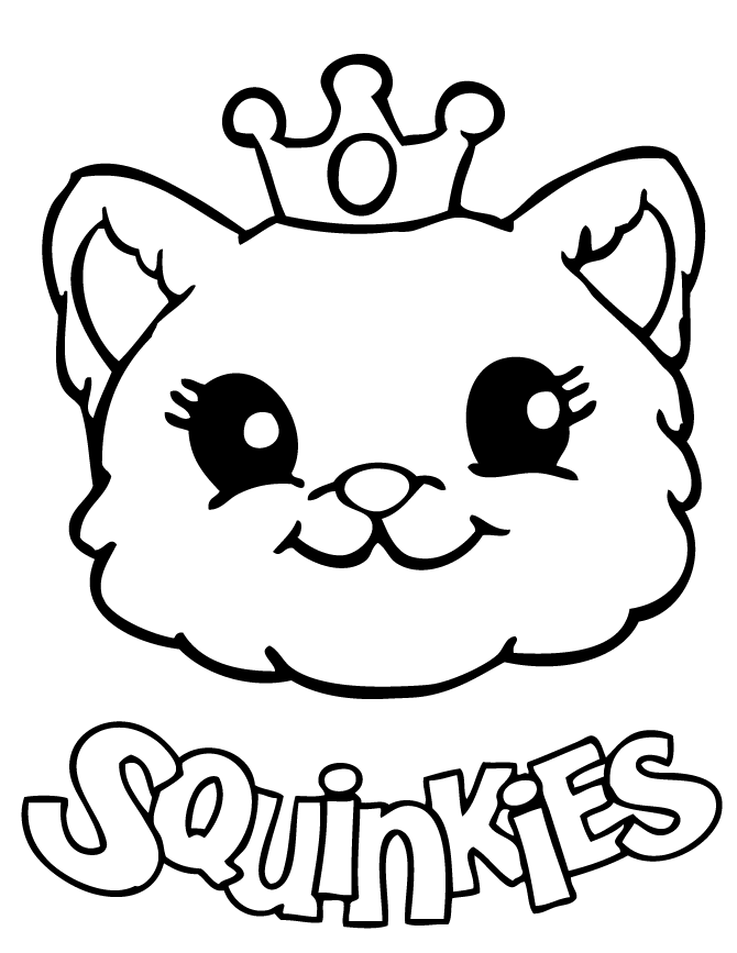 60+ Cute Mini Coloring Pages 51