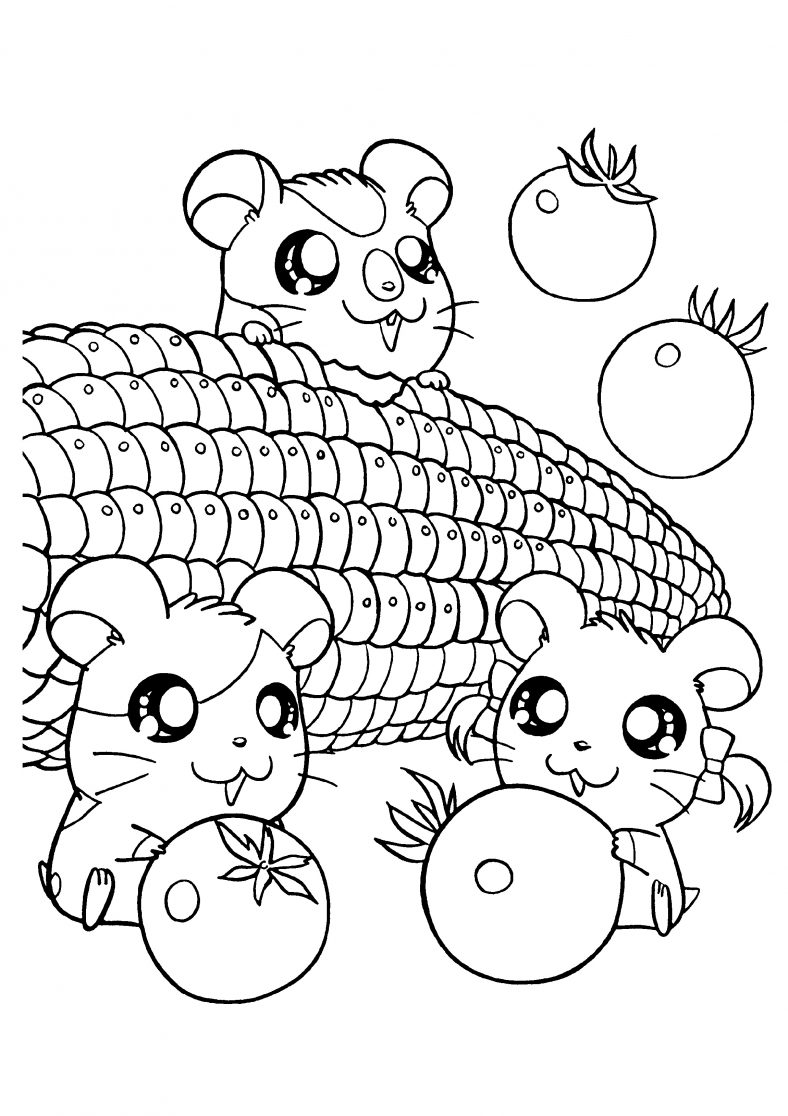 60+ Cute Mini Coloring Pages 6