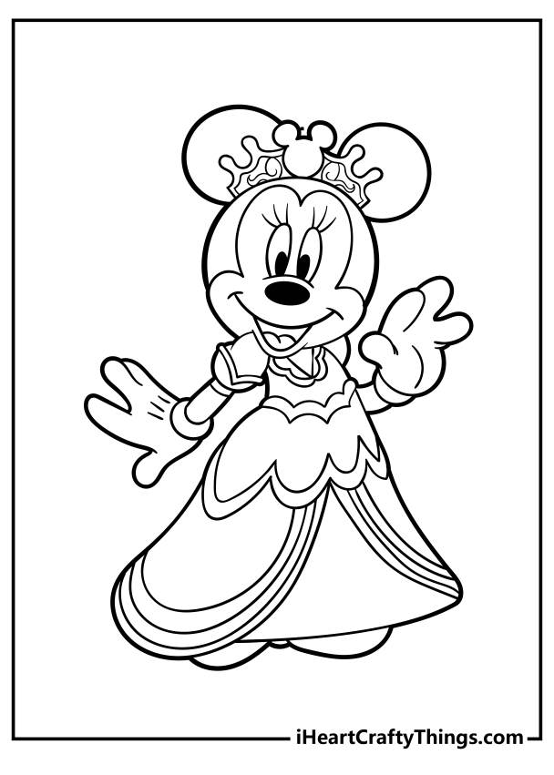 60+ Cute Mini Coloring Pages 64