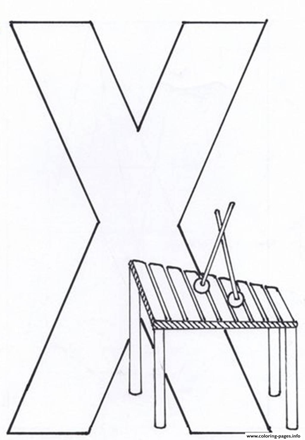 77 Letter X Coloring Pages 10