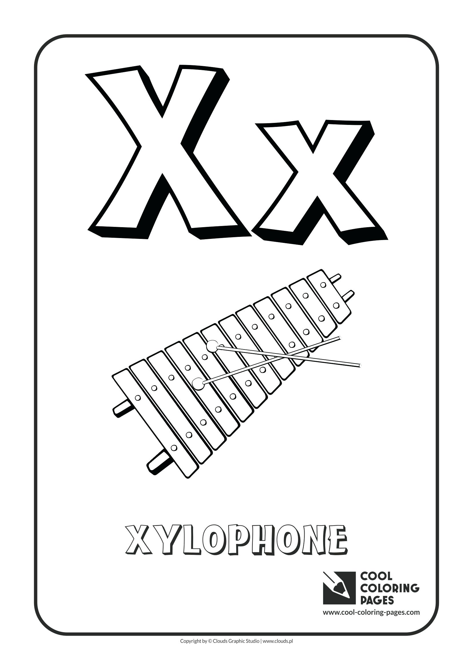 77 Letter X Coloring Pages 22