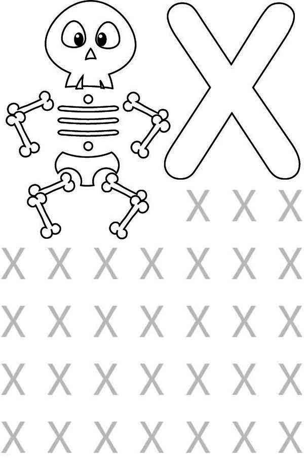77 Letter X Coloring Pages 25